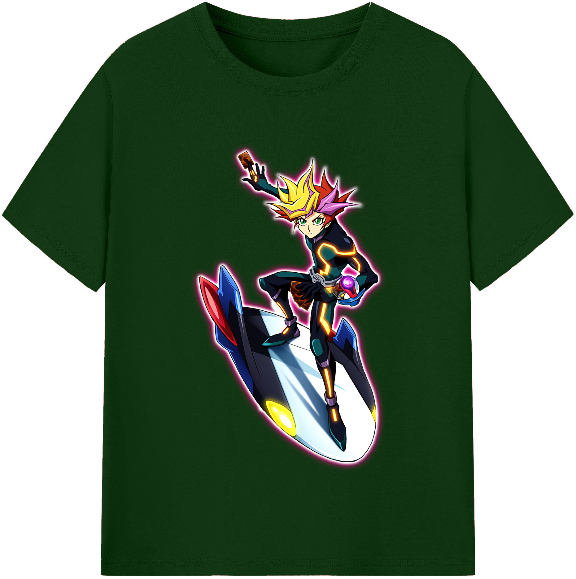 （画像用） 遊☆戯☆王 Yu-Gi-Oh! 綿100％半袖Tシャツ（フロントプリント）